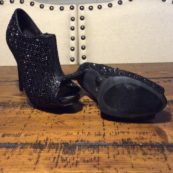 Lauren Lorraine Black Studded Shimmer Peep 😍💋💋 - Picture 2 of 4