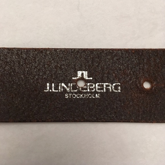 J Lindeberg leather belt. Made in Italy. 37 inch - Picture 2 of 8