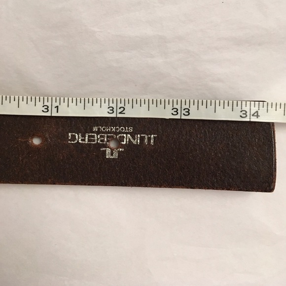 J Lindeberg leather belt. Made in Italy. 37 inch - Picture 8 of 8