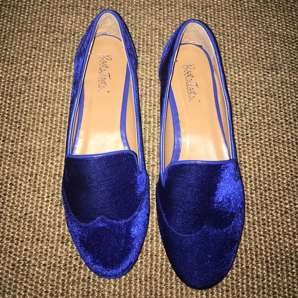bootsitootsi Shoes - BootsiTootsi | Royal blue velvet loafers