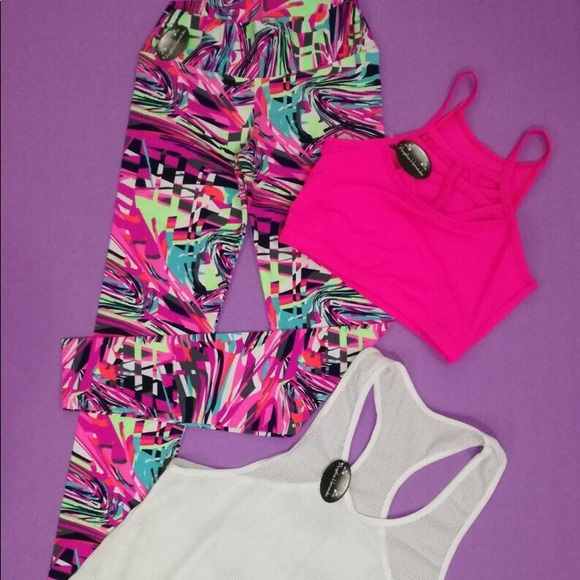 Mira Ve Store Pants - Pink pattern Colombian leggings