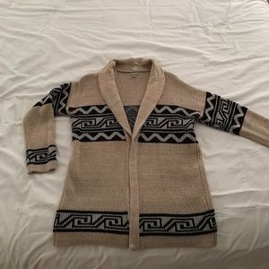 Oversized sweater cardigan