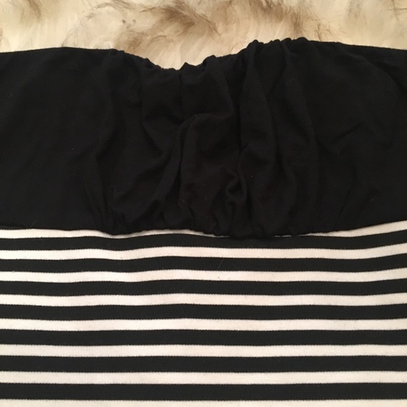 Strapless Rouched Top Dress - Picture 2 of 5