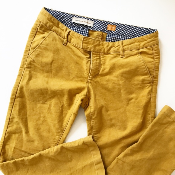 mustard chino pants
