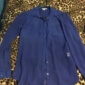 Sheer Blue Shirt