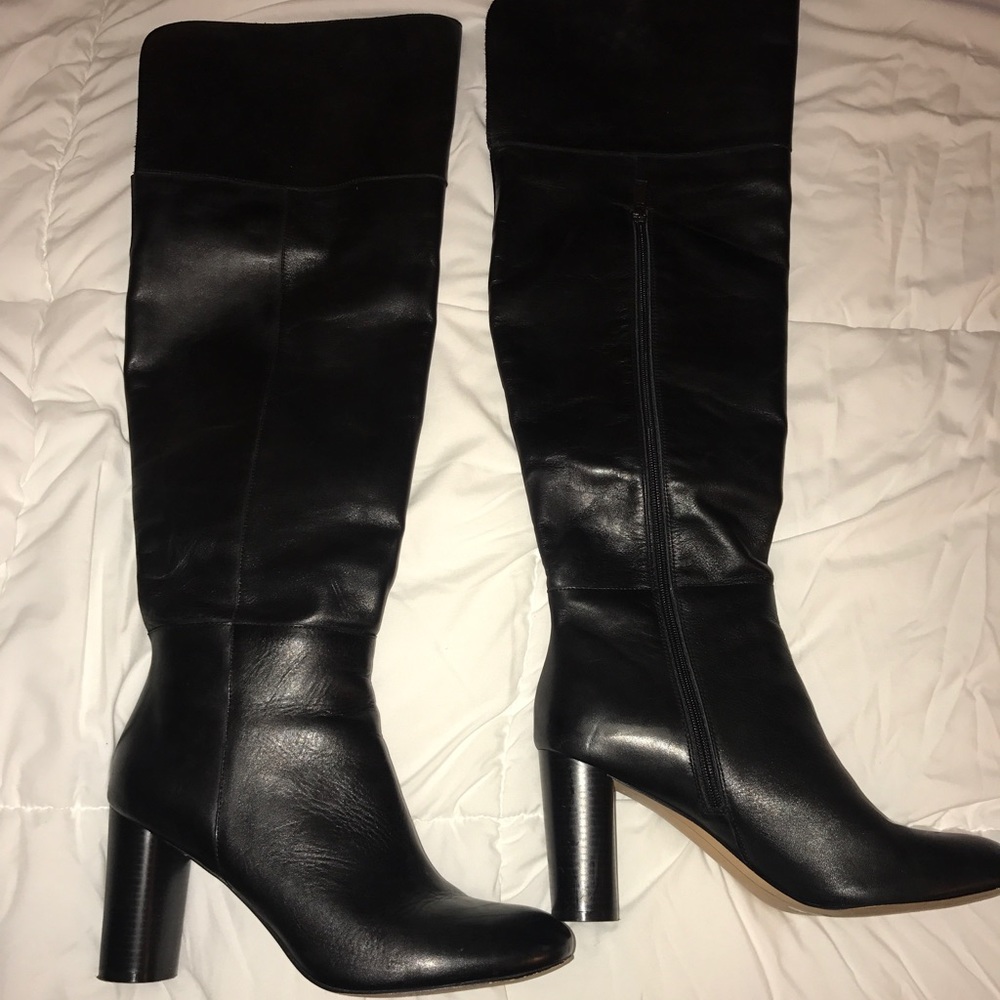 INC Tyliee Black Over The Knee Boot