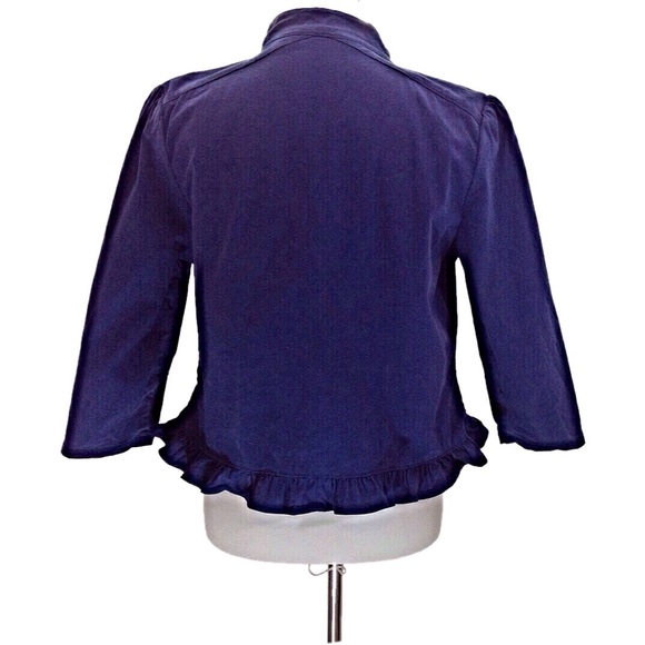 Jacket by Motto w/Button Front and Ruffle Details - Picture 3 of 7
