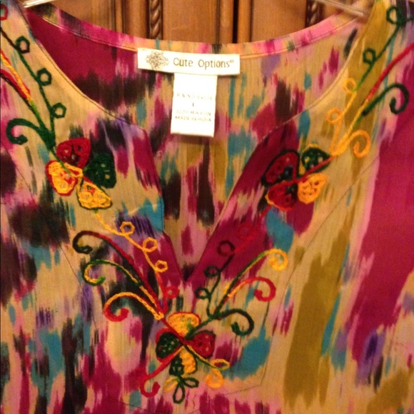 Lightweight Printed Tunic Top - Picture 2 of 2