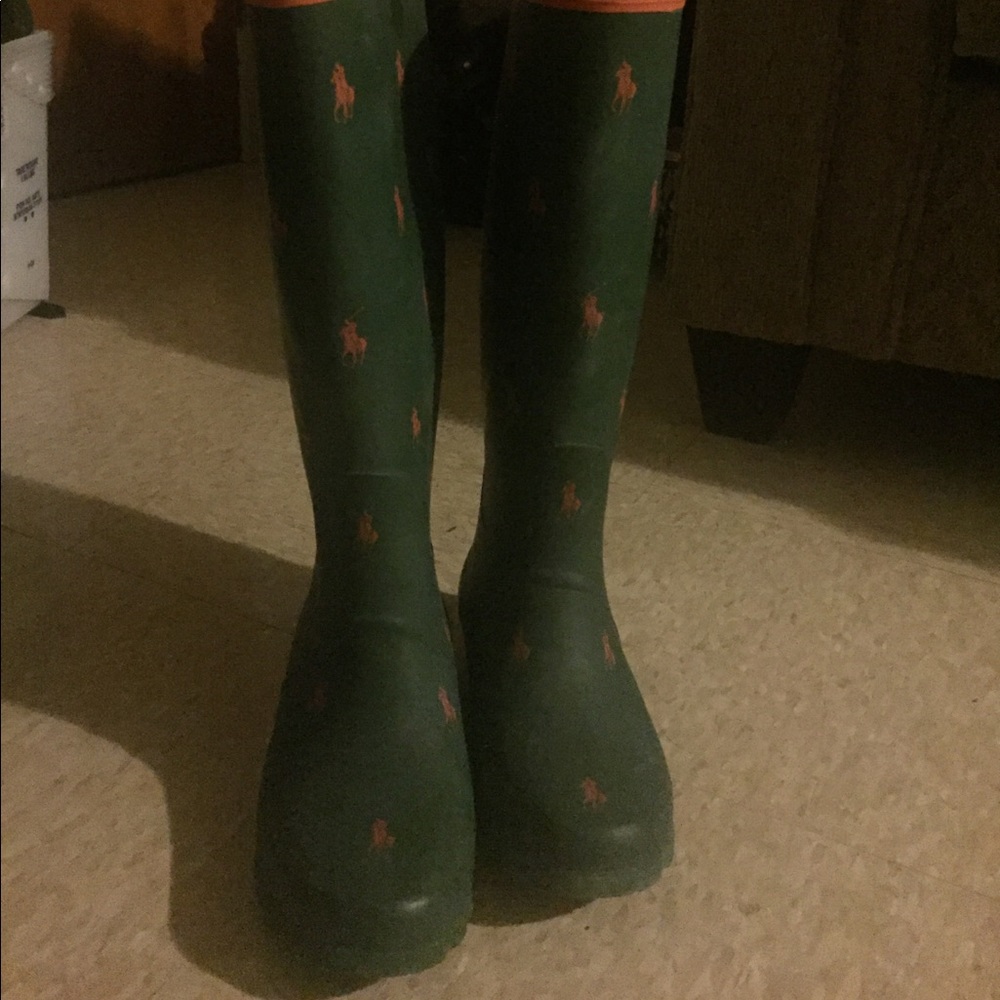 Polo rain boots