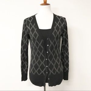 Brooks Brothers Diamond Cardigan Brooks Brothers Diamond Cardigan