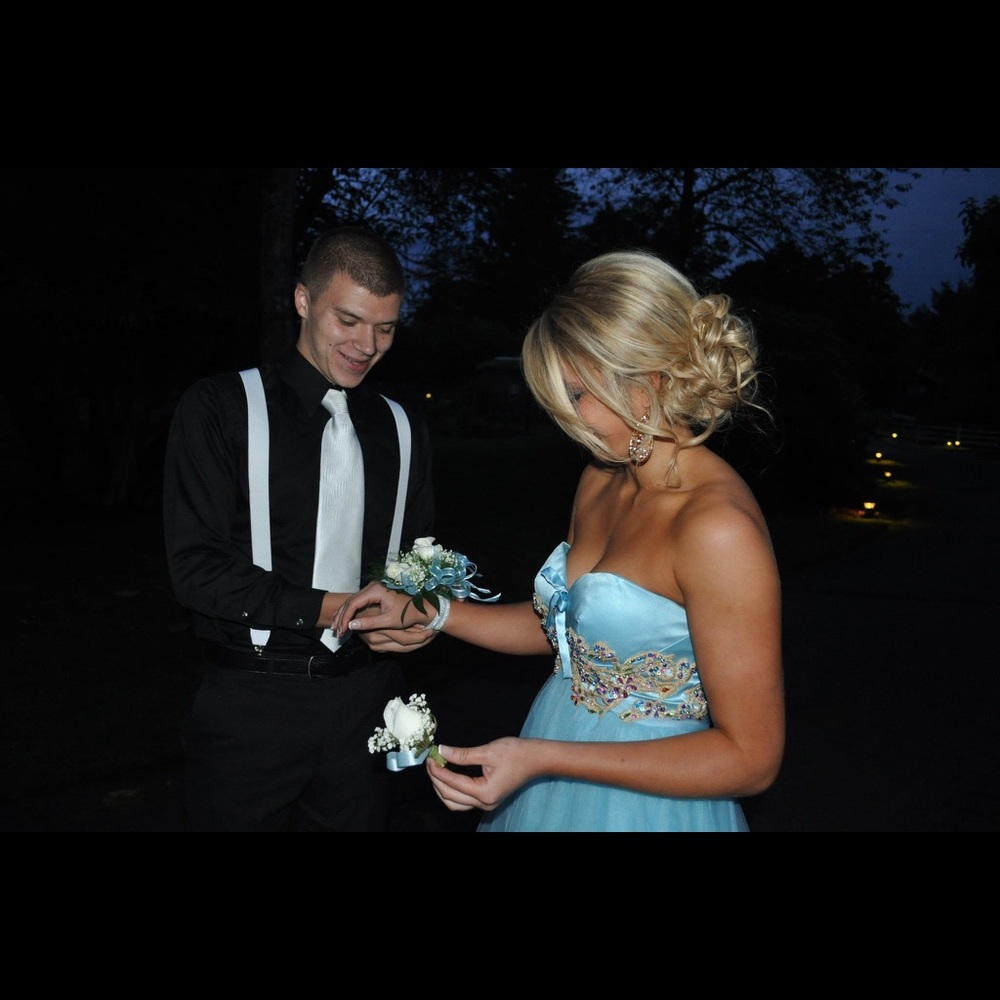 Sherri Hill blue dress