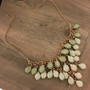 Green and gold necklace