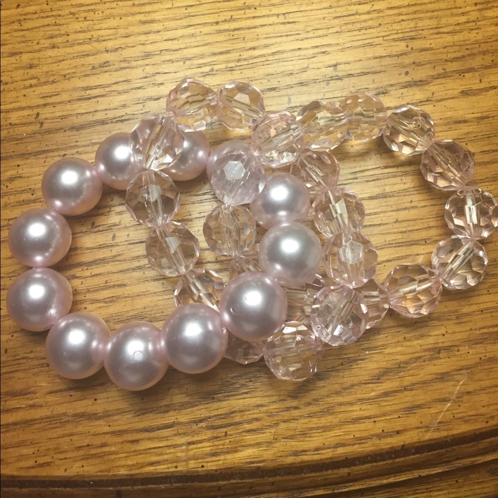 Pink bracelets