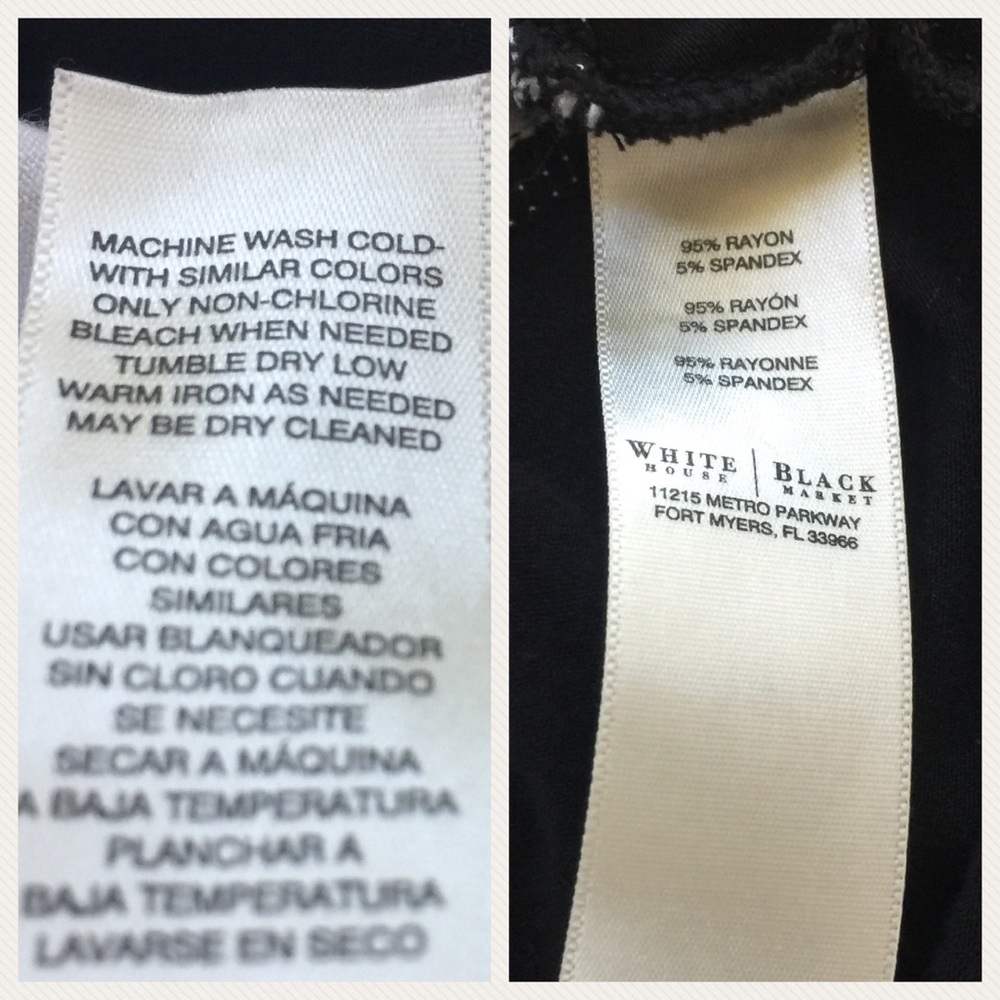WHBM Colorblock Top - Picture 7 of 7