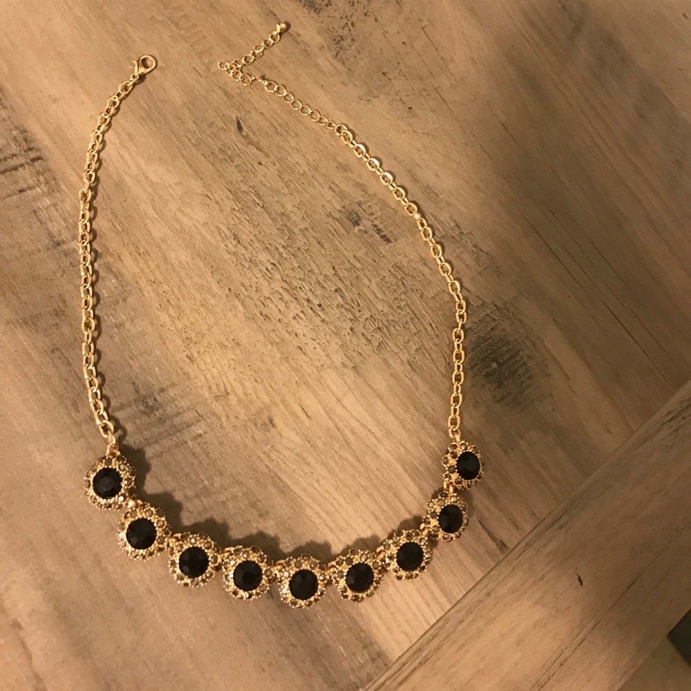 Black and gold necklace