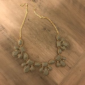Grey and gold necklace