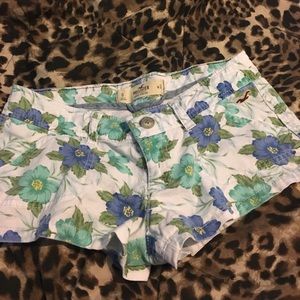 Hollister Flowered Shorts