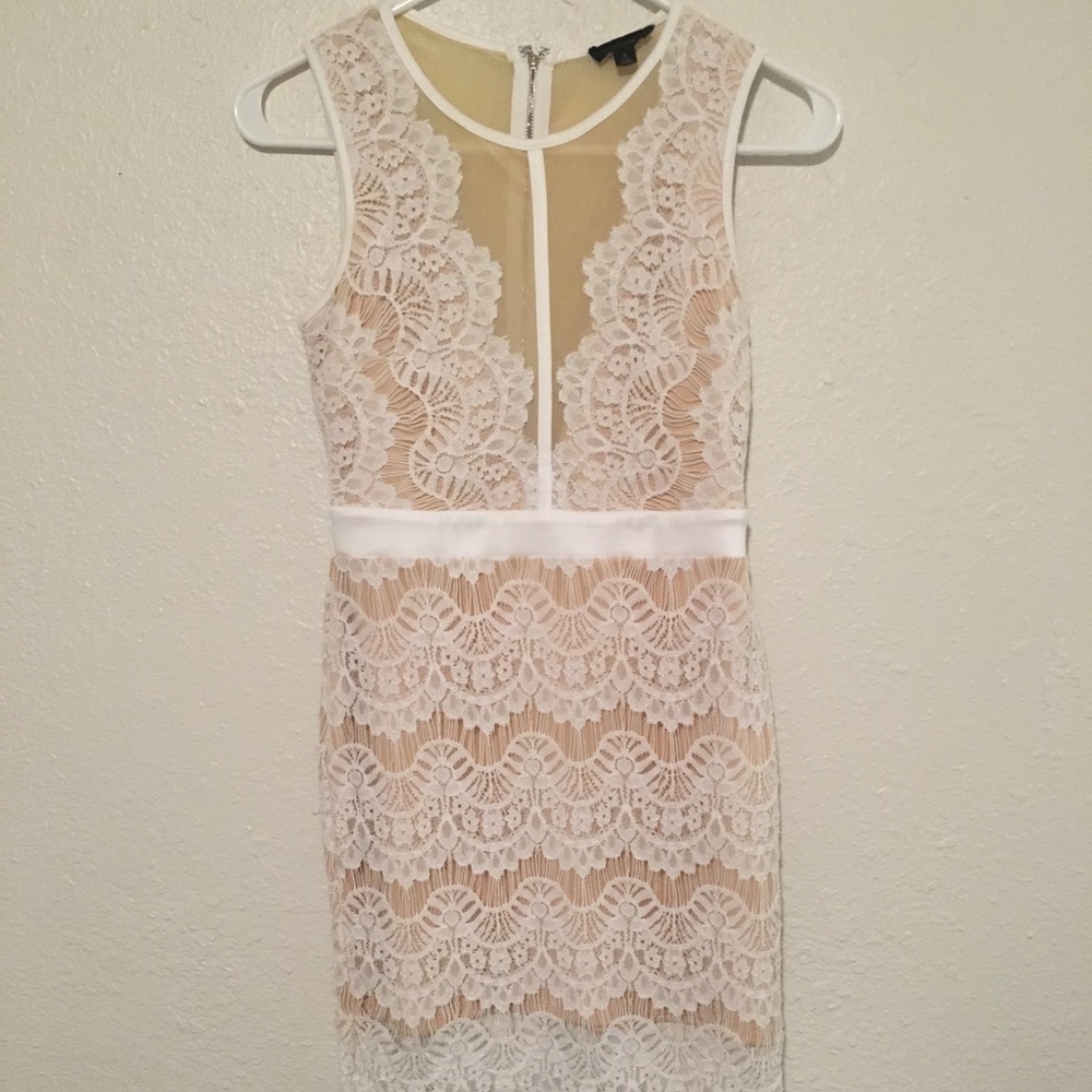 White lace dress