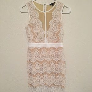 White lace dress