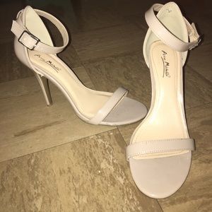 Anne Michelle Nude Strap Heels Anne Michelle Nude Strap Heels