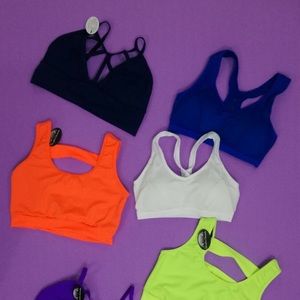 Colombian  Sport Bras with cup and no cup!