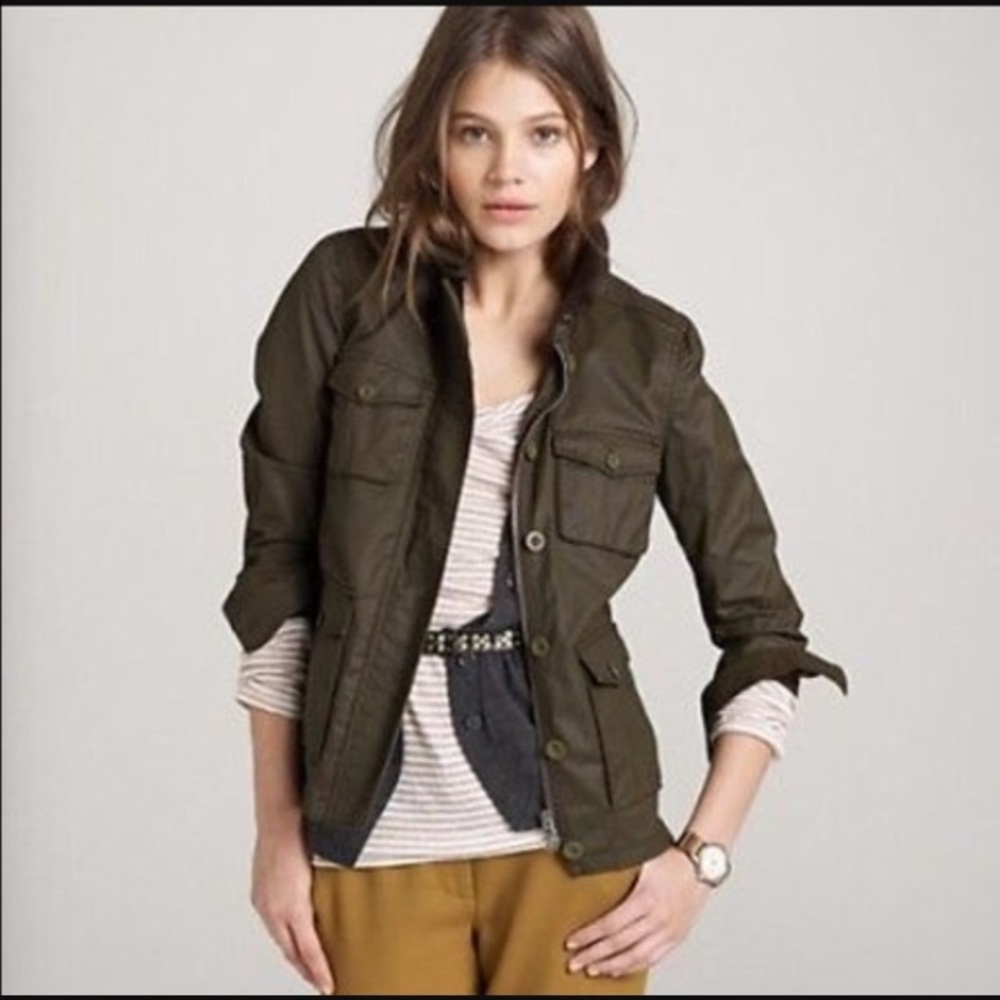J.Crew Washed & Aged Utility Jacket