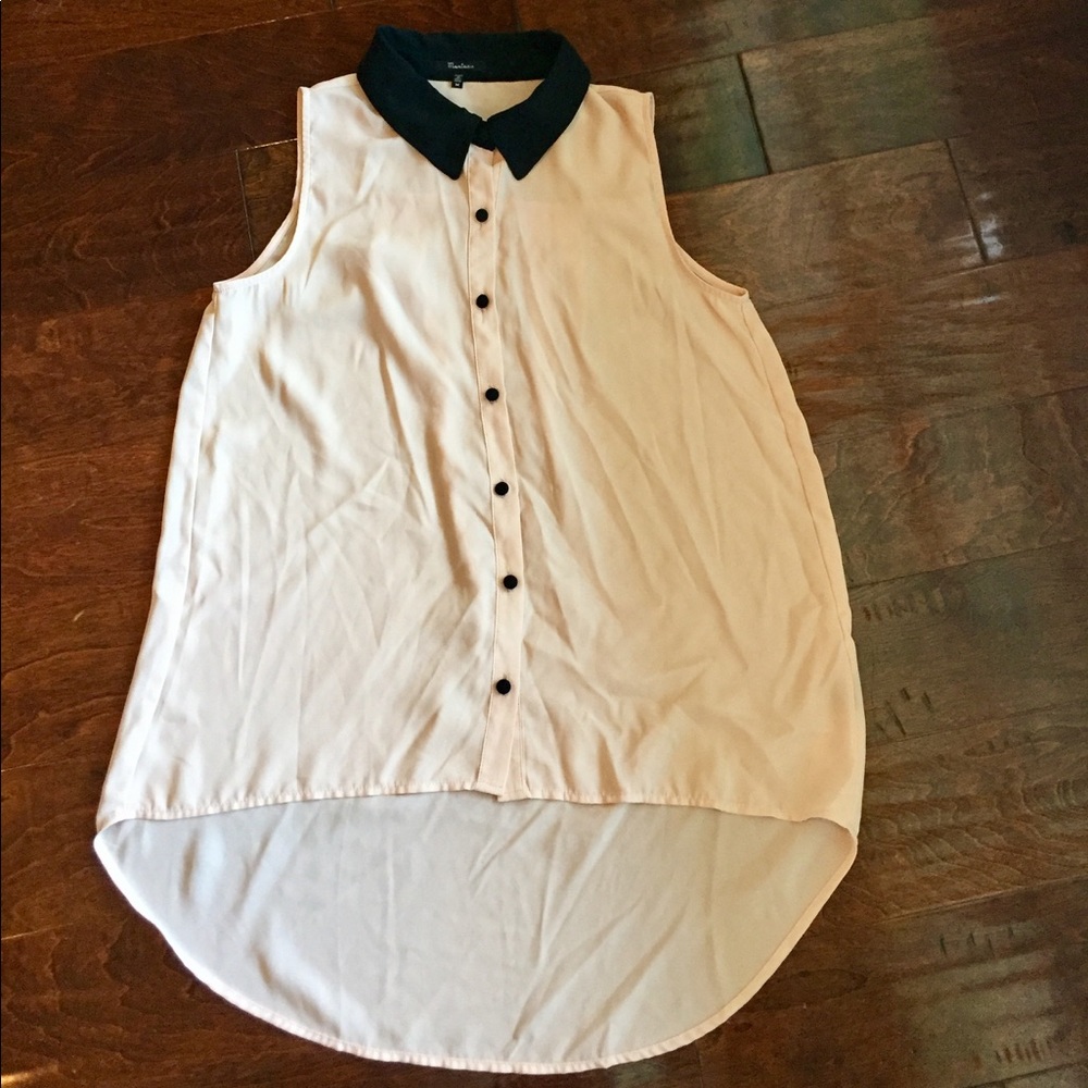 Sleeveless Hi-Lo Blouse