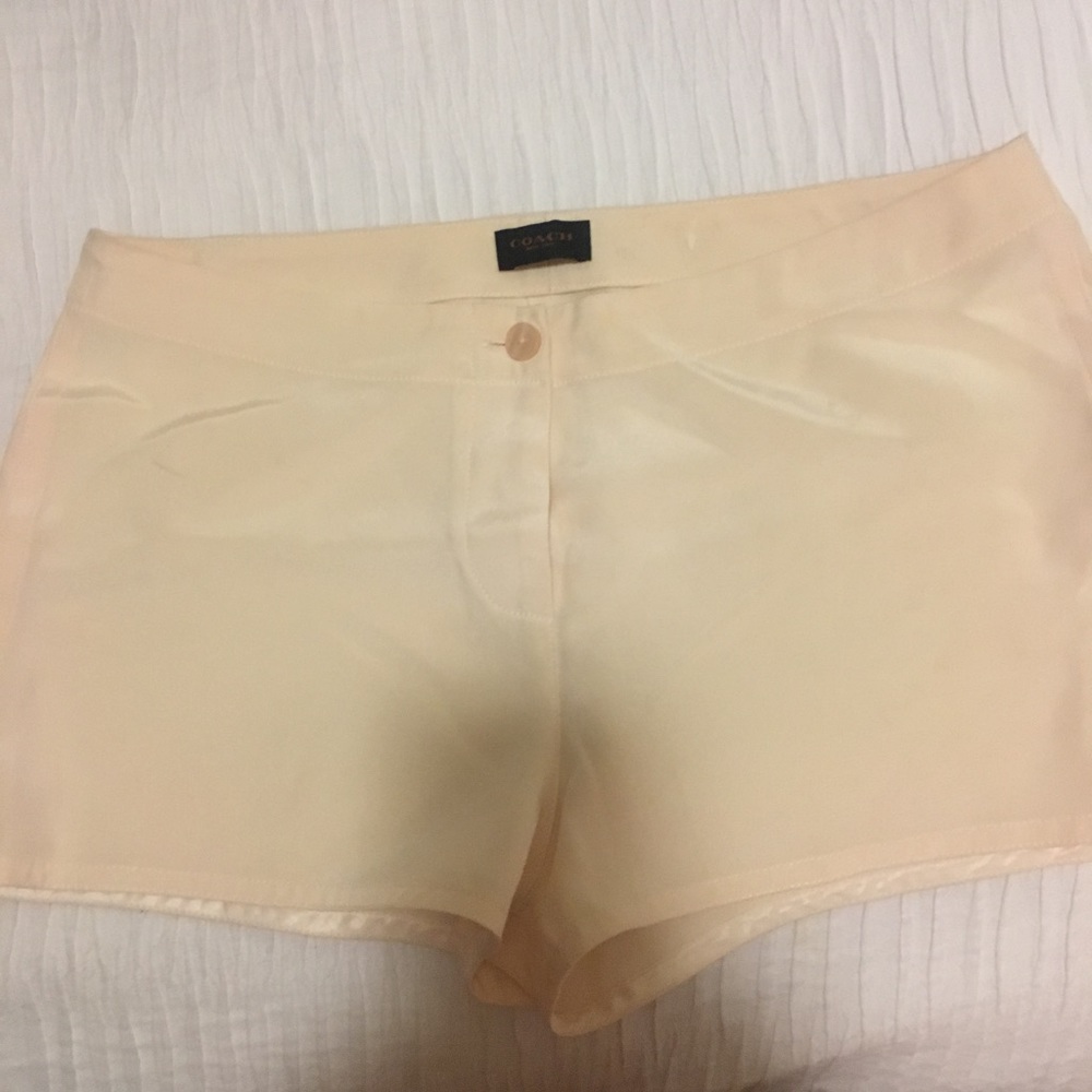 Silk Coach shorts. Size 4.