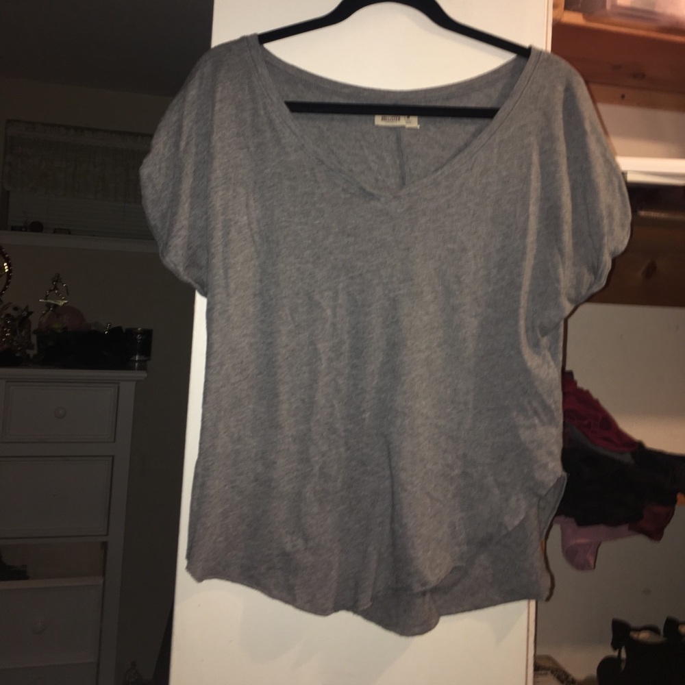 Grey v neck