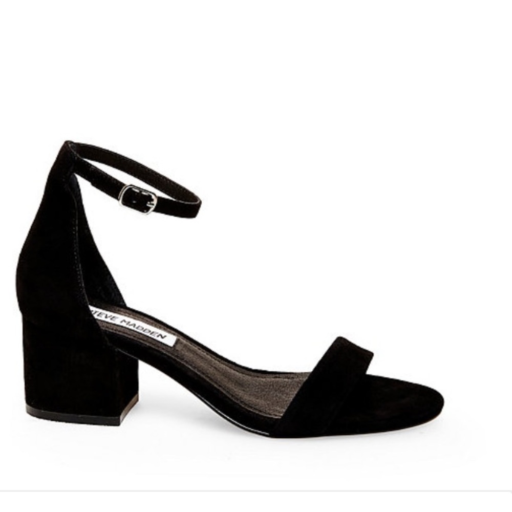 Steve Madden black low heeled shoes