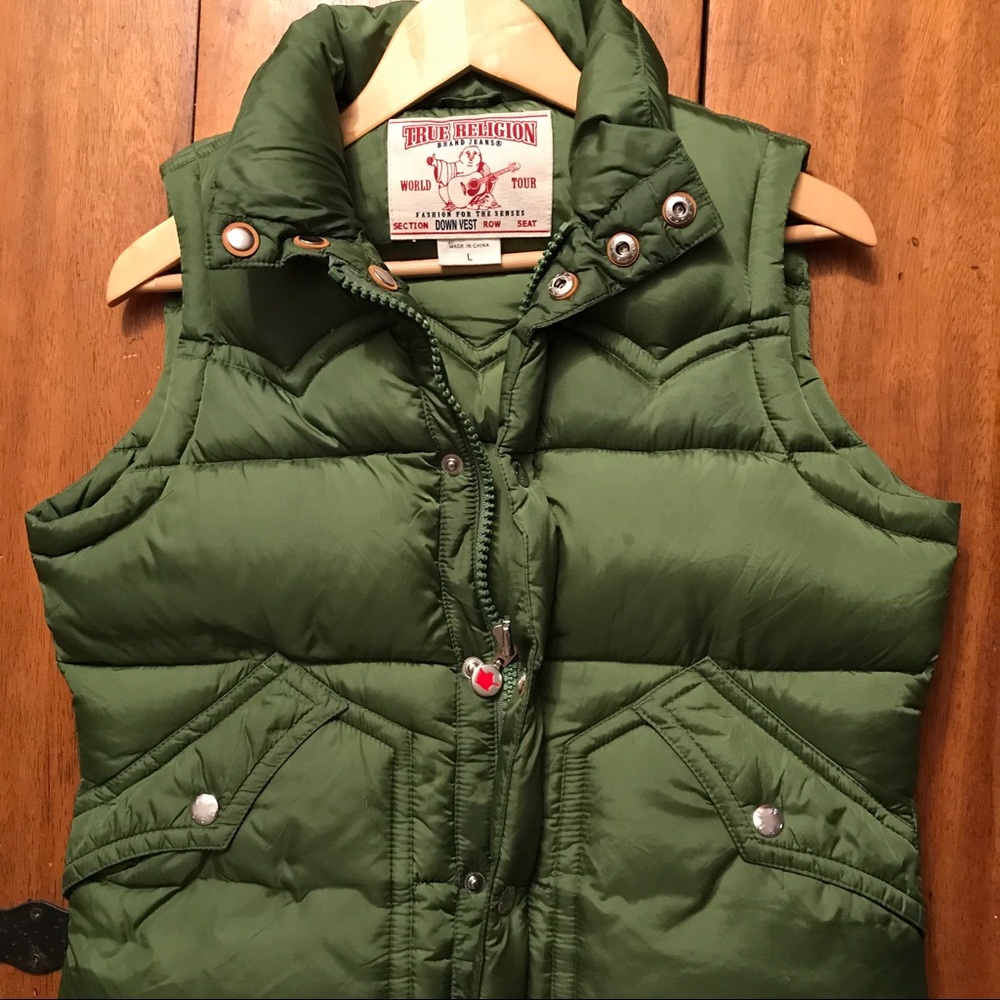 True Religion Down Vest - Women's Size Large