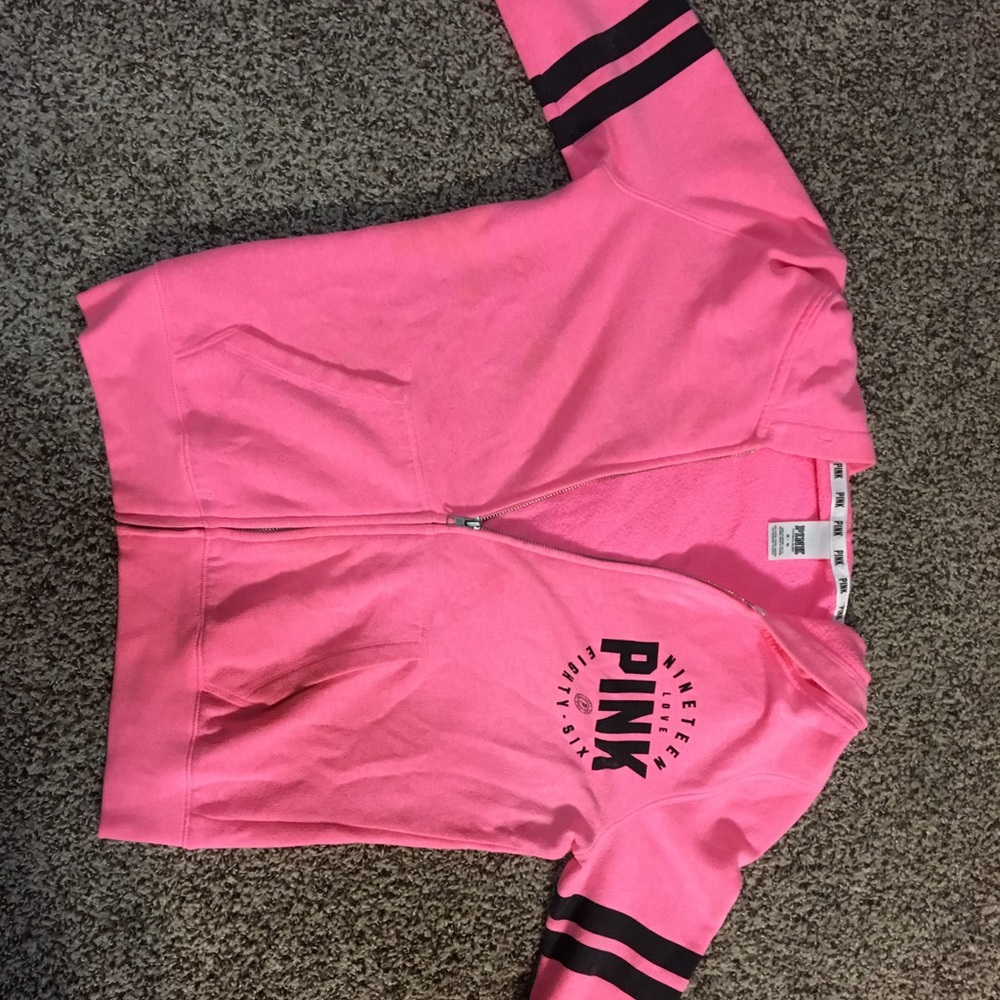 VS Pink Zip Up Jacket