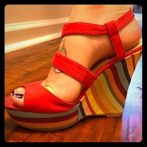 Fun Multi-Colored Summer Heel