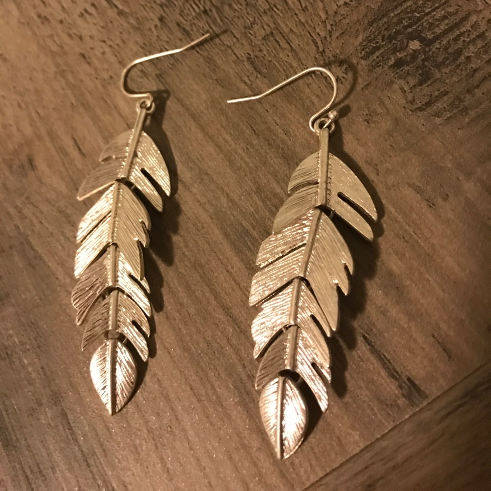 Feather earrings