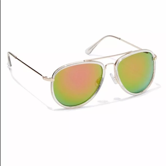 Covered-Aviator Sunglasses Silver - Picture 1 of 1