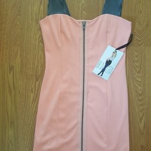 NWT BB Dakota Peach Size S Dress