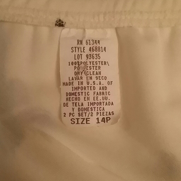 S.L. Fashions Black and white skirt set - Picture 5 of 5