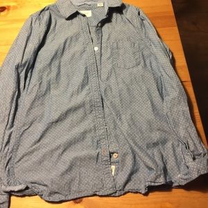 Long sleeve jean shirt