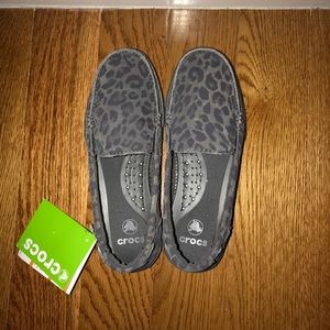 CROCS Walu Leather Loafers