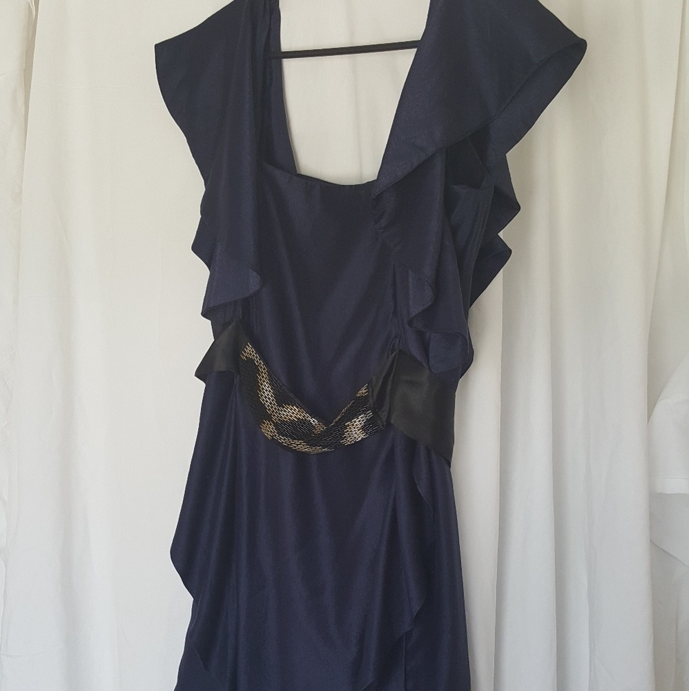 MM Couture Navy Size S Cocktail Dress