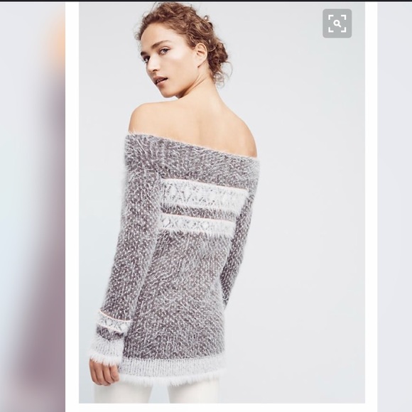 NWT Anthro Faroe Off the Shoulder Sweater L - Picture 3 of 5