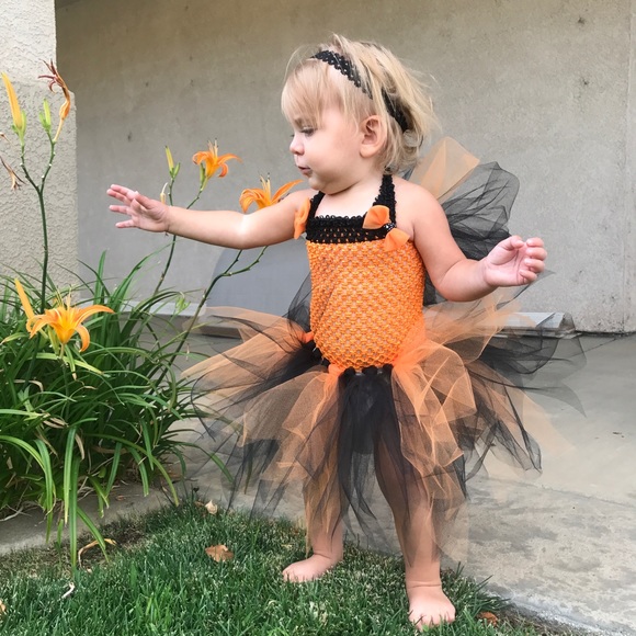 Custom handmade Halloween fairy tutu outfit! $46