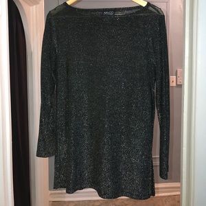 Black and Silver blouse