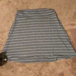 Striped skirt