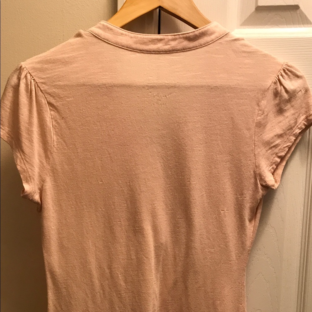Pale Pink Ruffled T-Shirt - Picture 4 of 5