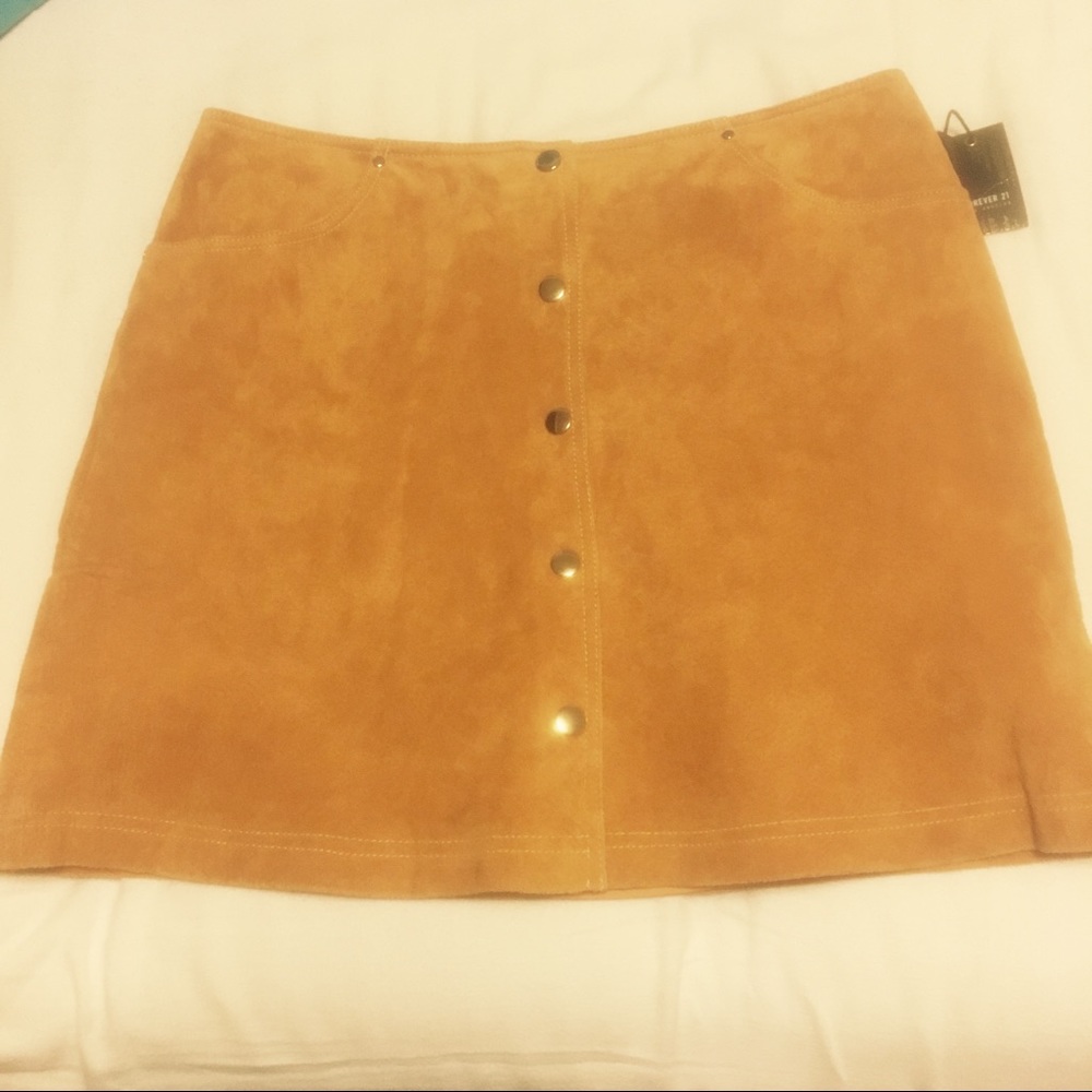 Suede Skirt