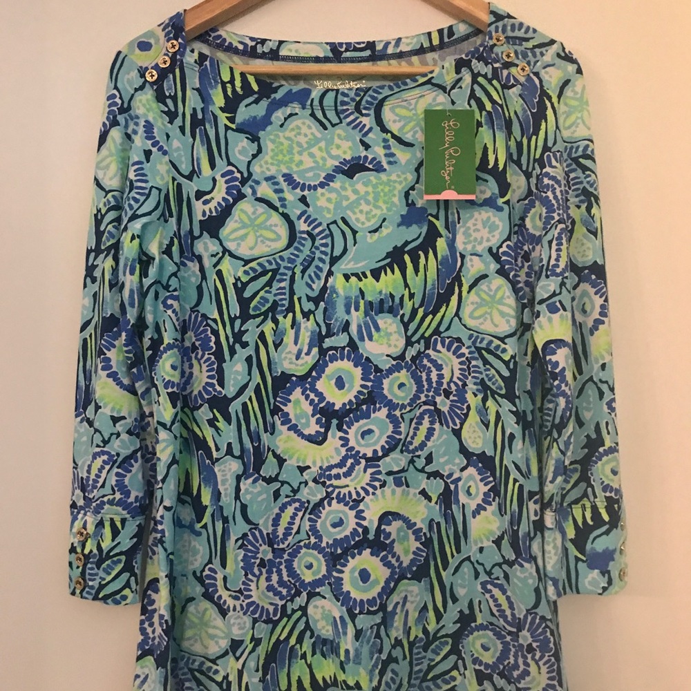 NWT Lilly Pulitzer Sunset Swim Alinda top Medium🌅