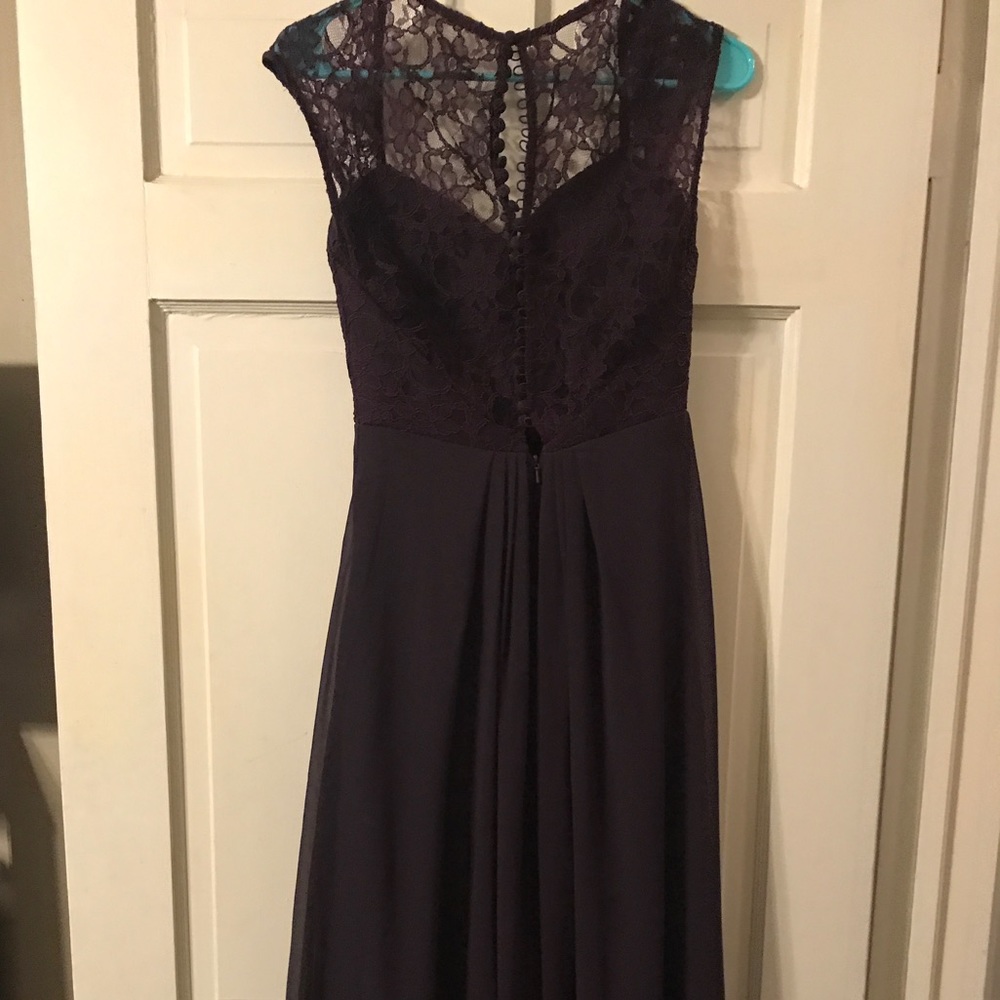 Plum bridesmaid dress