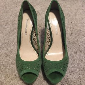 Green Enzo Angliolini heels