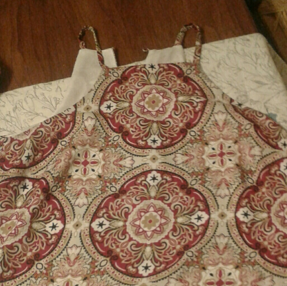 Cute halter with fun pattern from INC
